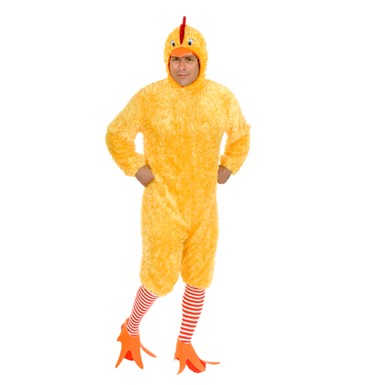 Plus Size Chicken Suit Mens Animal Halloween Costume