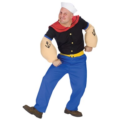 Popeye The Sailor Man Adult Mens Halloween Costume