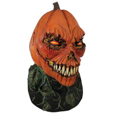 Possesed Pumpkin Scary Adult Mask for Horror Costume