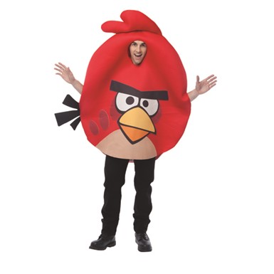 Red Angry Birds Video Game Adult Halloween Costume