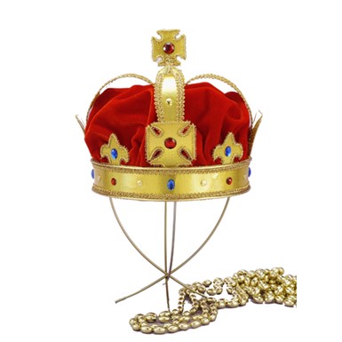 Regal King Crown - Deluxe Royal Court Halloween Hats