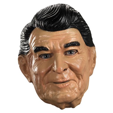 Ronald Reagan Adult Vinyl Full Mask for Costume