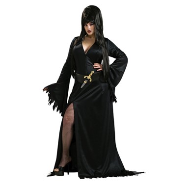 Sexy Elvira Gothic Adult Plus Size Womens Costume 14-16