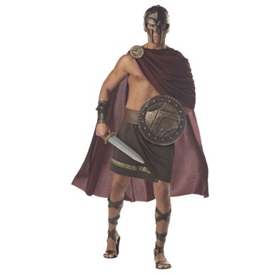 Spartan Warrior Mens Spartan Halloween Costume