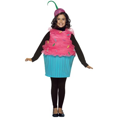 Sweet Eats Kids Medium 7-10 Halloween Cupcake Costume