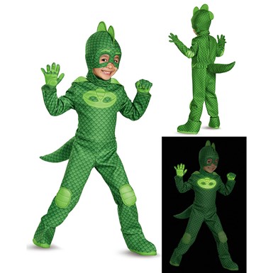 Deluxe PJ Masks Gekko Costume - Gekko Costume - Costume Kingdom