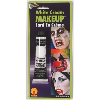 White Cream Makeup Halloween Costumes and Accessories