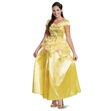 Womens Belle Deluxe Disney Princess Classic Adult Costume