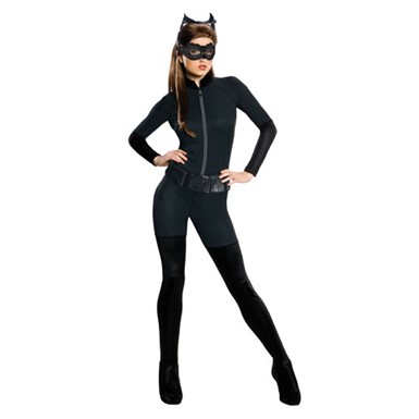 Womens Catwoman Catsuit Halloween Costume
