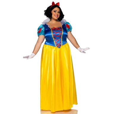 Womens Classic Snow White Plus Size Costume