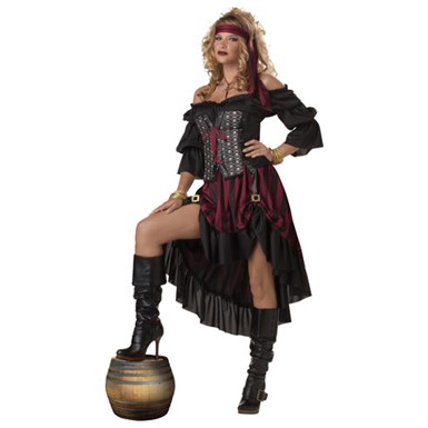 Womens Hot Pirate Wench Adult Halloween Costume