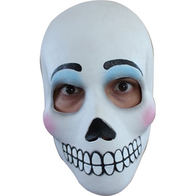 Womens Skull Day Of The Dead Catrina Adult Costume Mask
