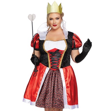 Womens Wonderland Queen Plus Size Costume