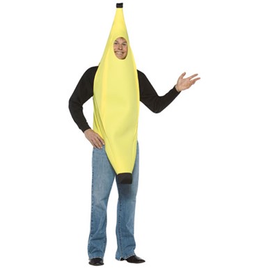 Yellow Banana Light Weight Adult Halloween Costume